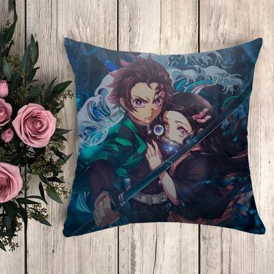 Pillow Demon Slayer Decorative Pillowcase  Cushion Cover X Pilow Cases Fall Decor Sofa Cushions Covers for Bed Pillows