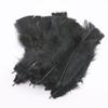 50Pcsdiy Handmade Feathers Flat Turkey Feathers Large Head Piece Feathers, Mask Decorative Clothing Material