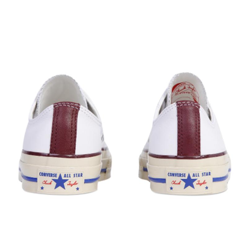 Converse Chuck 70 Retro Letterman Low Top Comfortable Casual Low-Top Canvas Unisex White