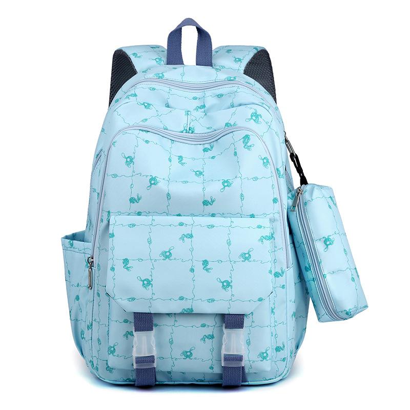 New Large-capacity Backpack, Trendy and Simple, Junior High School College Student Schoolbag, Lightweight Loli Girl Backpack