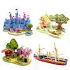 Kids 3d Puzzle Paper Diy Creative Building Toy Intelligent Learning Game