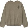 Essentials Waffle Crewneck Sweater Homestead Heather Men Tops Grey 192HO254332F
