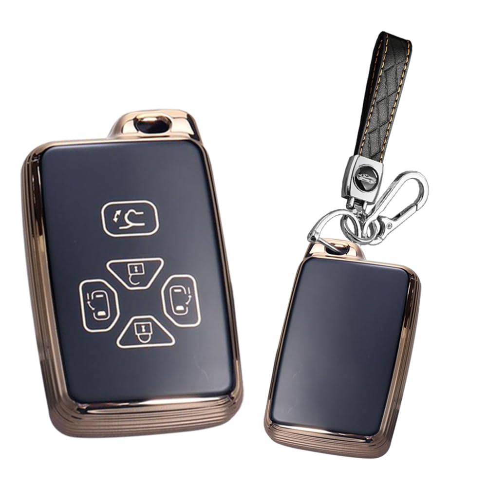 Smart Key Case for Toyota Key Holder Key Cover Key Compatible with car genuine key case чёрный