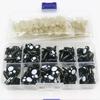 100pcs/box Oval Shape Plastic Safety Eyes Black Black Screw Eyes New Doll Bear Toys  For Toys