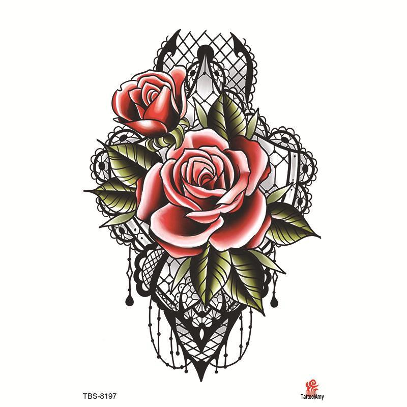 Wasserdichtes Ganzarm Totemsymbol Tattoo Aufkleber Set