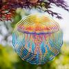 Lebhafte Quallen Windspiel für Outdoor Garten Terrassendekoration mit 360° Drehhaken Geschenkidee für jede Jahreszeit