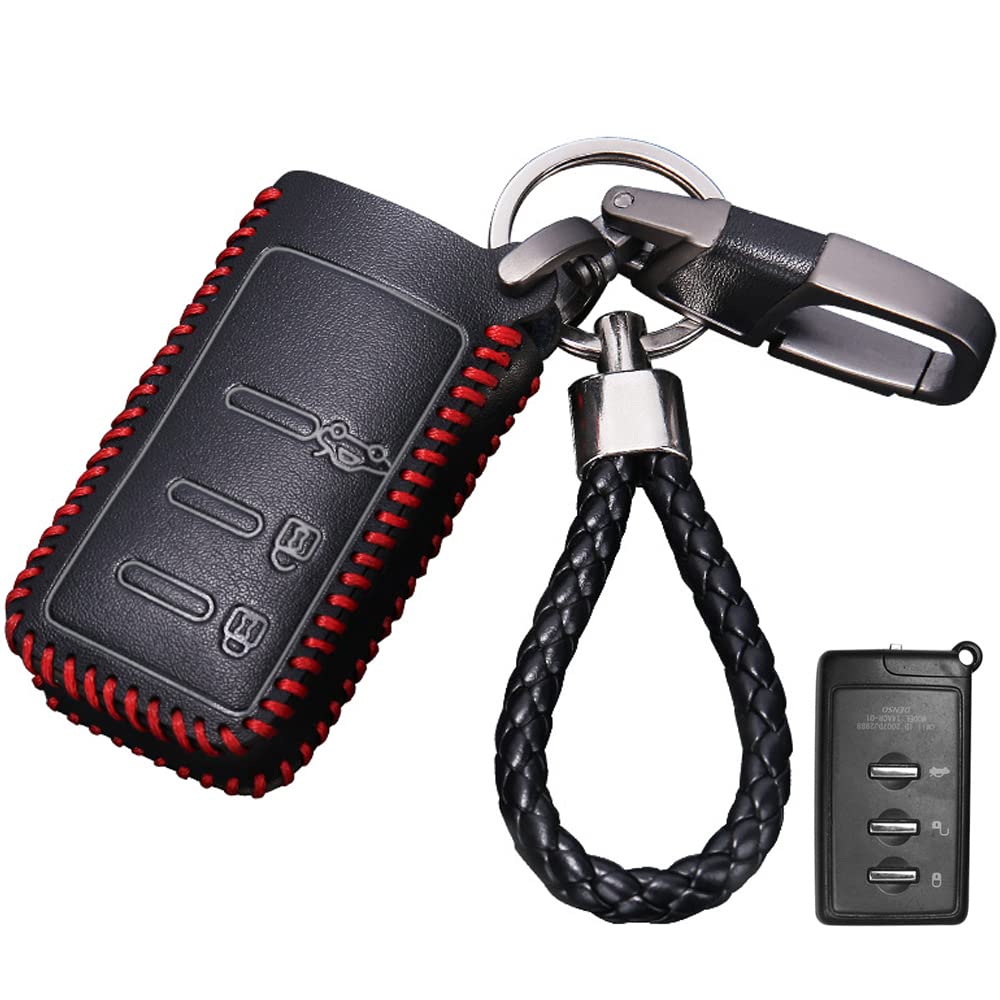 LETINGFAR Key Case, Smart Key Case for Subaru, Key Cover, Genuine Leather, Special Design