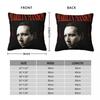 Marilyn Manson Gothic Singer Pillowcases Merch Soft Cushion Cover Pillow Covers Living Room Decoration Zipper Multiple Sizes