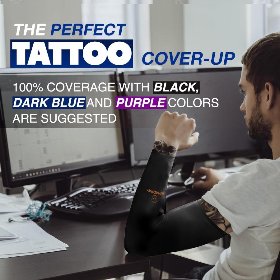 

Рукава для мужчин или женщин для сокрытия татуировок, охлаждающие спортивные рукава для баскетбола, гольфа, футбола United States