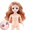 30cm 23 articulações wink menina boneca partes do corpo nu bonecas com cabelo crianças brinquedos menina boneca