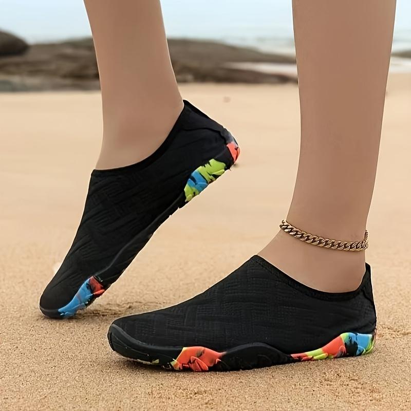 Women's Minimalist Water Shoes - Slip-On Quick-Dry River Sneakers, Round Toe Non-Slip Beach & Outdoor Sport Sandals for Summer