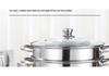 Stainless Steel Multi-Layer Steamer Pot for Buns, Soup, and Hot Pot - Compatible with Induction and Gas Stoves
