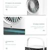 Air Conditioner Portable Fan Desktop Dual Spray Ultrasonic Atomization 3-Speed Mute Air Cooler Night Light Electric Fan