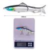 1Pcs 18g/13cm Fishing Lure 3 Segments Crank 3D Eyes Fish Shape Tackle Hook Bait