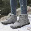 Big Size 36-47 Winter Barefoot Boots Waterproof Winter Sneakers Fur Lined Wide Toe Box Snow Boot Women Men Plush Hiking Boots