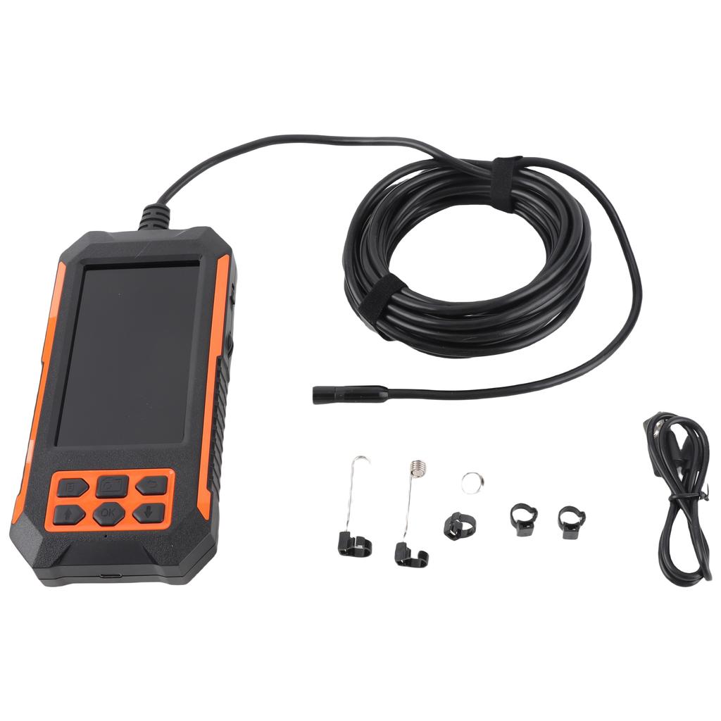 Industrial Endoscope 4.5in Display 1920x1080P Borescope with 8mm Camera Diameter for Automotive Aircraft Mechanics