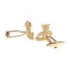 Teddy bear gold cufflinks cufflinks cufflinks n01324