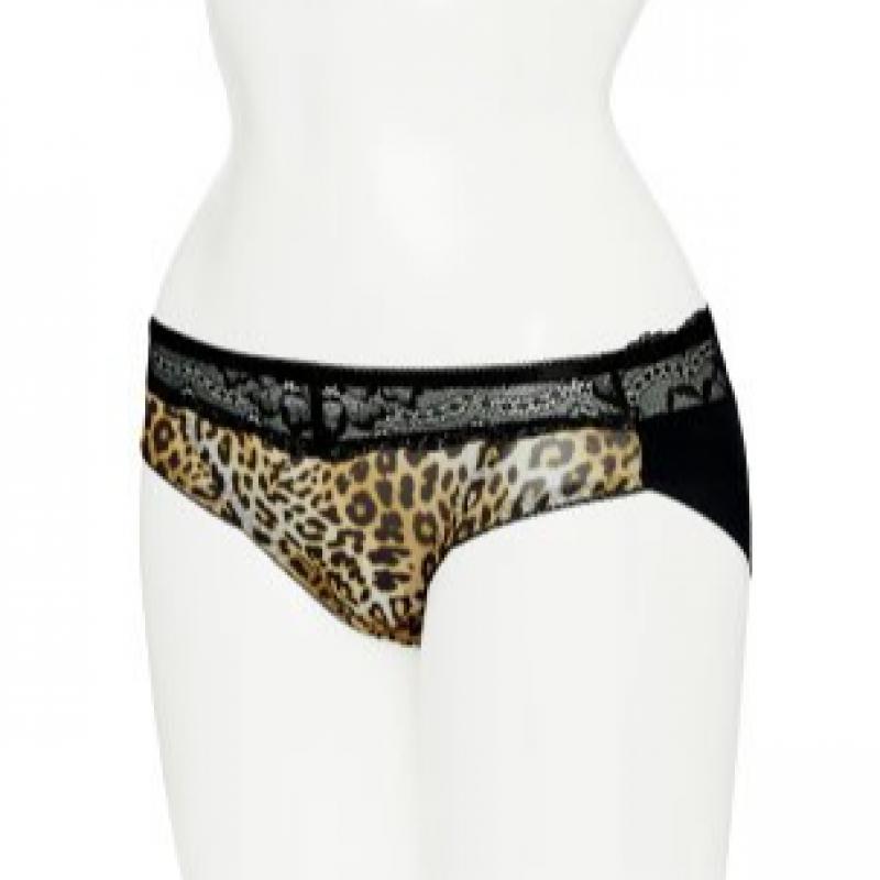 Guess Underwear Leopard Lace Point Bra + Panty Set Br gdwBr921 Bp921 