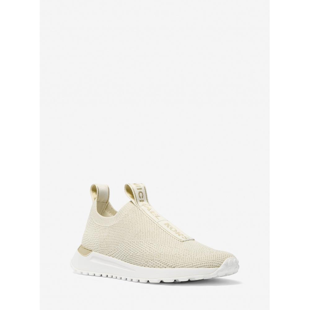 

Michael Kors Кроссовки-слипоны Bodie Metallic Knit 49s5bdfp2d705 Pale Gold 5.5