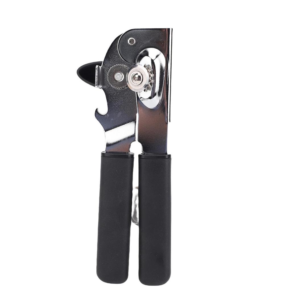 Manual Can Opener TPR Stainless Steel Multifunctional Handled Can Opener Kitchen Essentials Tool for Camping