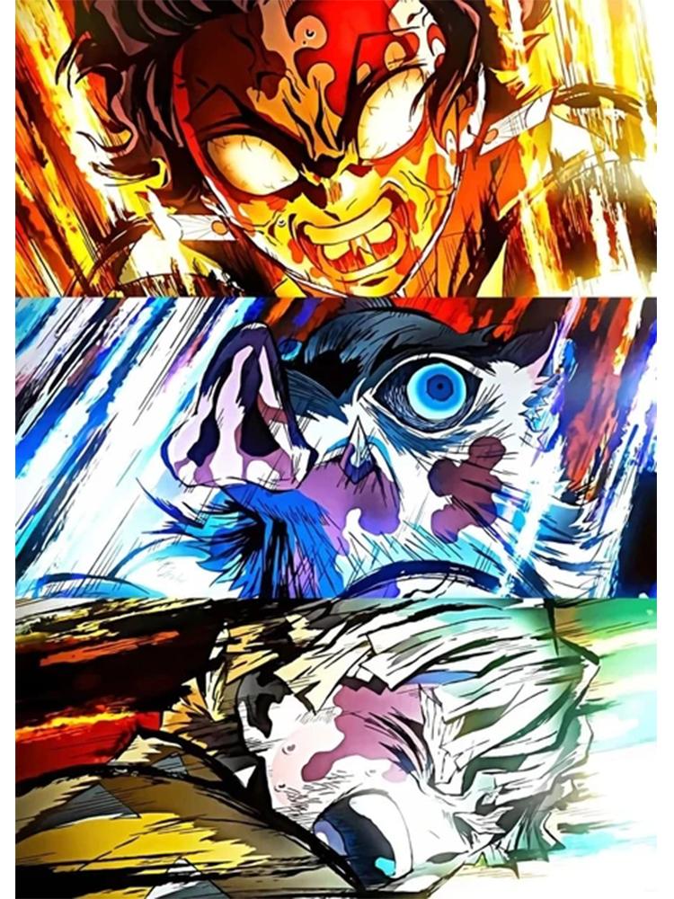 Japanese Anime Devil Killer Painting Wall Art 5DDIY Diamond Painting Poster Home Decoration Modern Living Room Anime Pictures