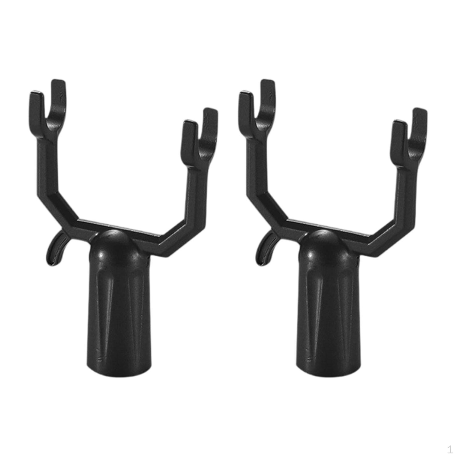 

2 вилки для поддержки деревьев и бельевых реек на балконах чёрный