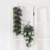 Künstliche Pflanze Kiefernnadel Kunststoff Reif Weihnachtsbaum Hängender Kranz Hof Zuhause Außen Garten Wand DIY Hochzeitsdeko