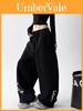 Street Style Casual Pants For Women With Polyester Cotton Blend For Spring Trendy Fashion