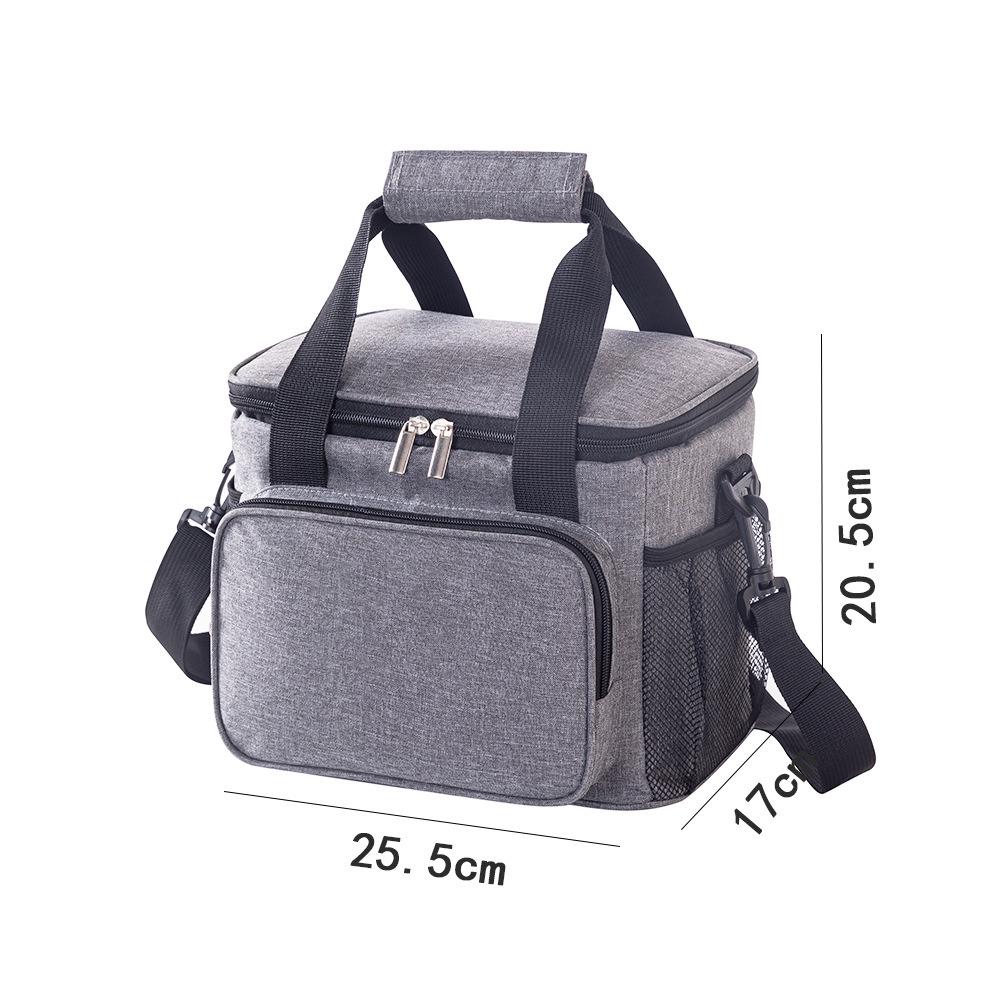 

Large Capacity Insulated Bag for Takeaway, Outdoor Picnic, and Car Refrigeration - Handheld Lunch Bag with Ice Pack.