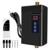 A20F-Tankless Water Heater Electric, 3000W 110V Instant Hot Water Heater With Remote Control Digital Display US Plug