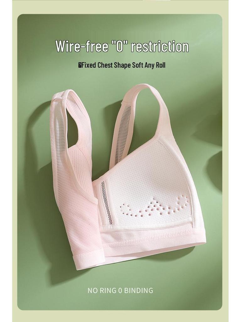 Anfiya Junior High Breathable Girl's Bra - Soft, Smooth Pullover Vest Design