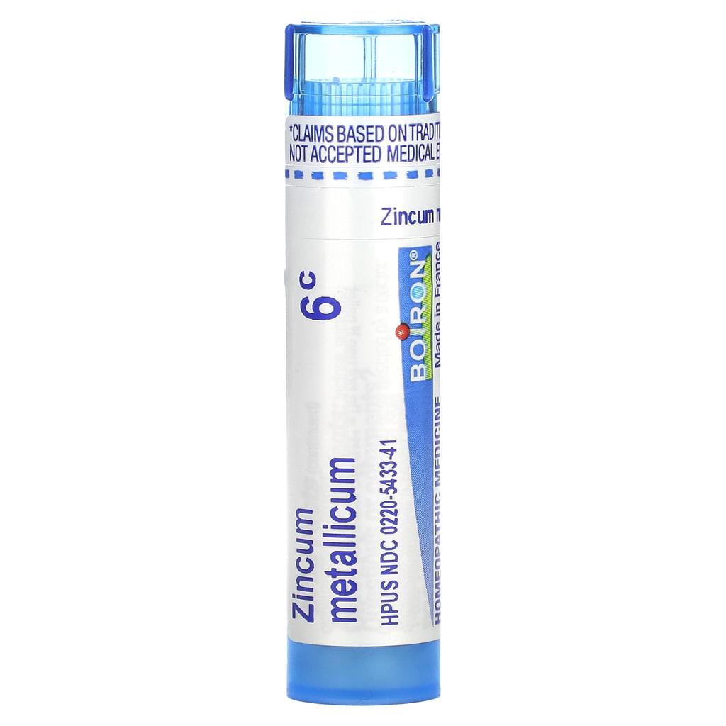 Zinc (Zincum Metallicum), 6C, Relieves Leg Cramps, Approximately 80 Pellets
