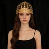 Round Exotic Forehead Chain Korean Style Long Tassels Hair Chain  Headgear Accessory