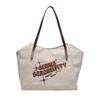 Large-capacity canvas bag for women, trendy shoulder bag for class and commuting, handbag tote bag