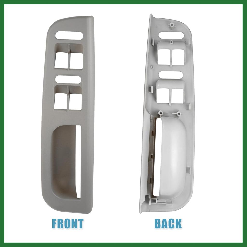 Motoforti Door Window Switch Bezel Panel for Volkswagen Passat B5 Jetta Bora Golf MK4 1998-2004 3B1867171E Interior Control Cover Driver Front Left