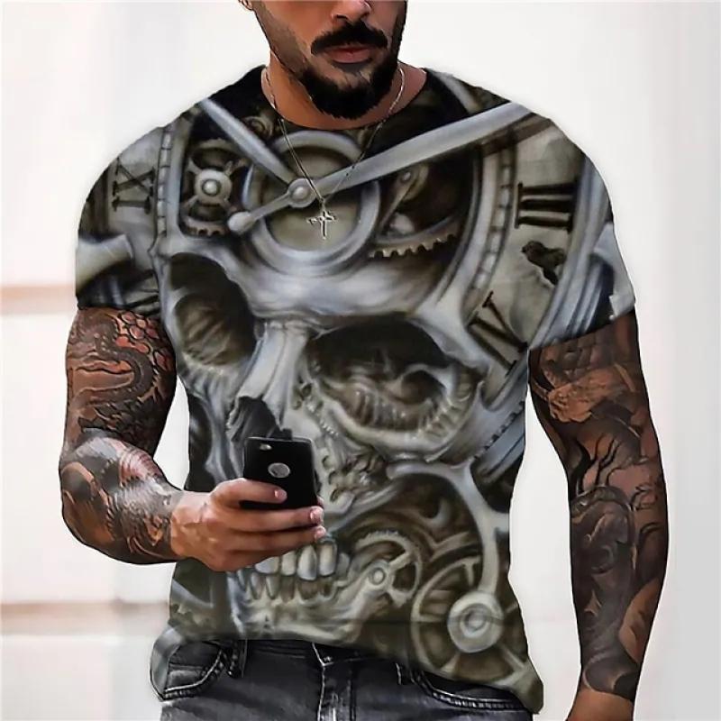 Car Engine 3D Printed T-shirt Men Women Fashion Casual Short Sleeve Unisex Hip Hop Harajuku Style Oversized T Shirt
