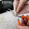 LEONTOOL Needle Remover Mini Pliers with Bent Lead Fishing Professional Precision Accessory Handmade Safety Jewelry DIY Pliers, Bent-Type, Bent-Nose