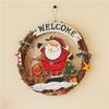 50CM Christmas Wreath & 2.7M Garland Set - Festive Door & Wall Decor