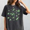 Vintage Insektensammlung T-Shirt, Entomologie Käfer Grafik-T-Shirt, Geschenk für Naturfreunde, Motte Käfer Schmetterling Wildtiere Cottagecore Oberteil