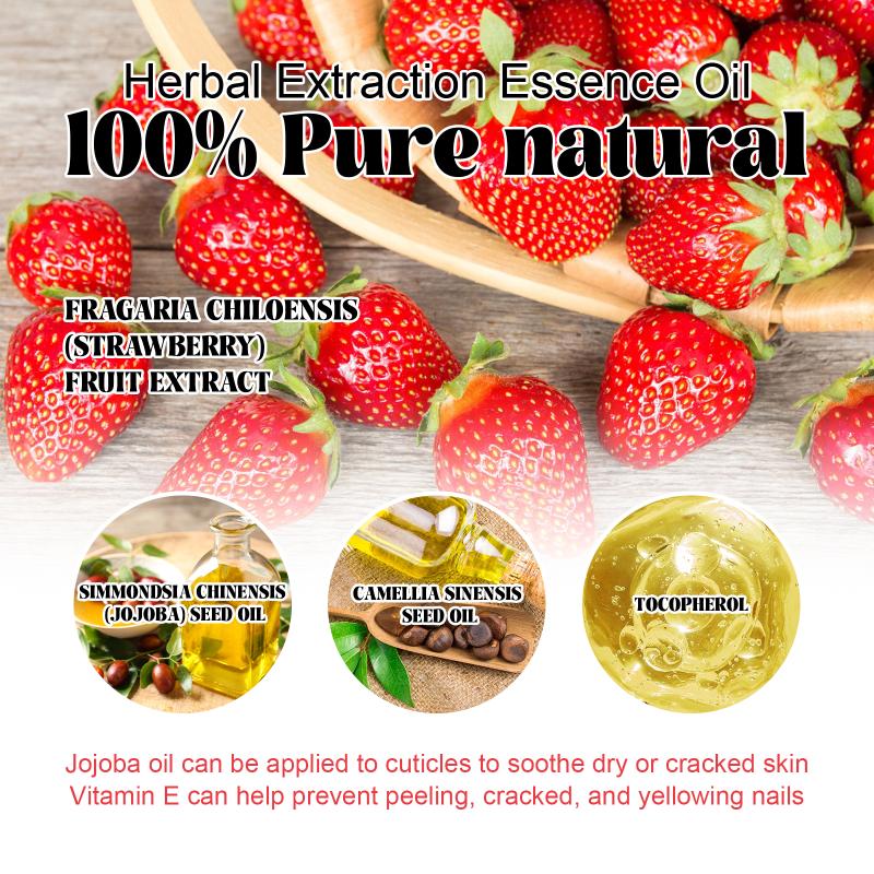 Nourishing Cuticle Oil Pen for Damaged Nails Infused with Fruit Scents Repairs and Strengthens Brittle Cuticles Home Manicure