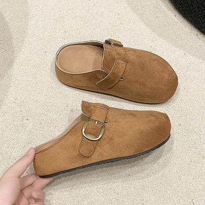 Fashion Retro Birkenstock Slippers Women's Season Lazy and Comfortable, One Pedal Foreign Style Bag Head Drag