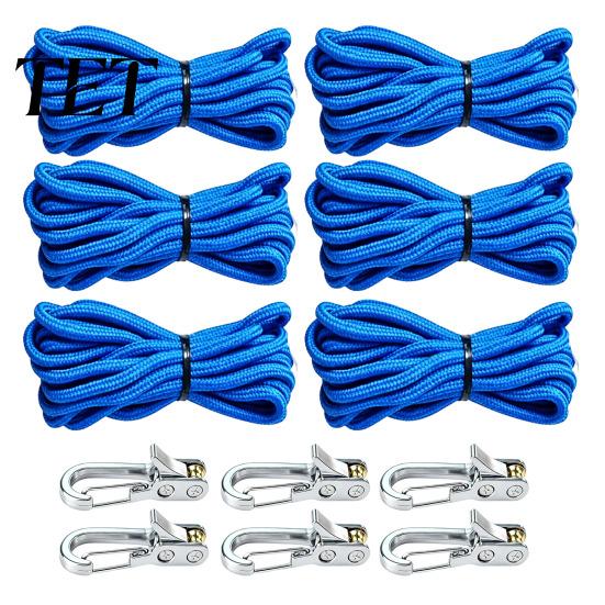 Emergency Cord Tensioner 4/8/12Pcs Rope with Cord, Heavy Duty Tie Down Roller, Compact Tightening Tool Metal for Camping, Tarps, Guy Lines,