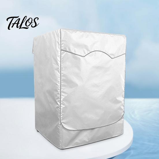 Washing Machine Protection Cover Breathable Dust-proof Silver Color Waterproof Good Heat Dissipation Washer for Balcony Protect