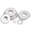 304 Stainless Steel Thickened Flat Washer Set, Sizes 2-36