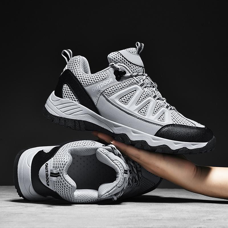 Men Hiking Shoes Trekking Sneakers For Men Mountain Climbing Shoes Rubber Sole Durable Outdoor Sport Non-slip Luxury Designer