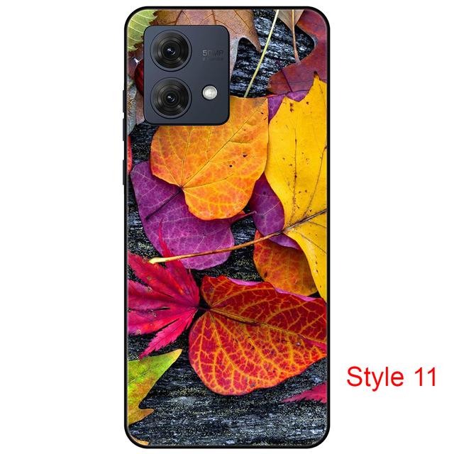Custodia Per Motorola Moto G84 – Cover In Silicone TPU Trasparente Nero – Anti Graffio E Anti Impronta – Sottile E Morbida
