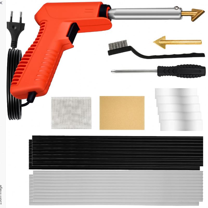 Gun-Type Soldering Iron and Plastic Repair Tool for Car Bumpers