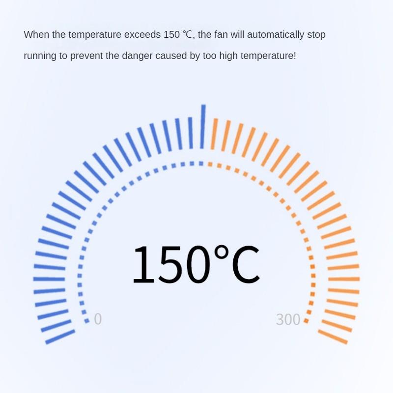 Brushless Violent Turbo Fan 130000RPM High Speed Hair Dryer Outdoor Camping Portable Dust Removal Fan