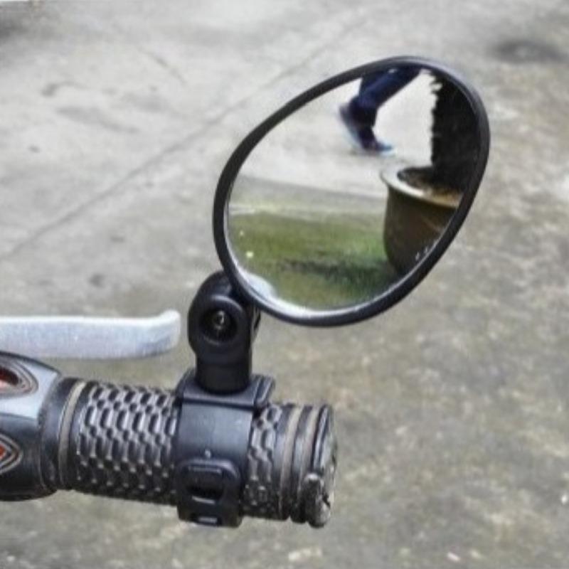 Bike Rearview Mirror Adjustable Wide Angle Handlebar Mount for Bicycle Motorcycle Electric Scooter Safety Rotation Accessories
