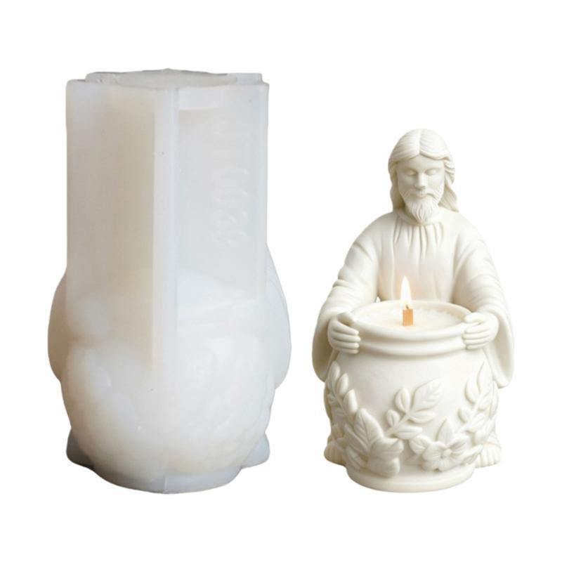 

Oldman Silicone Mould For Candle Making With Elegant Holiday Decoration Craft 1